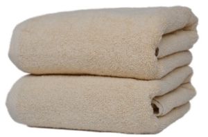 beżowy ręcznik kąpielowy gładki RUBIN 500g/m2