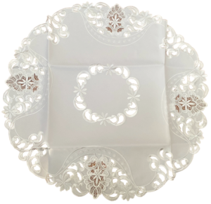 haftowana serwetka 45FI wielkanocna do koszyczka