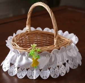 opaska atłasowa na koszyczek 30cm