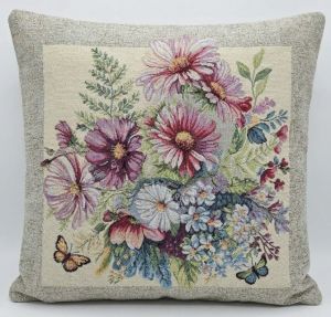 margaretki poszewka dekoracyjna gobelin 45x45 IRYS