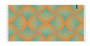 HYPNO WAVE POMARAŃCZ bambusowy ręcznik smart towel 75x150 TEXPOL