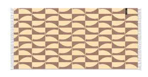 GEOMETRIC BEACH MASEŁKO bambusowy ręcznik smart towel 75x150 TEXPOL
