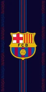 ręcznik bawełniany dla dzieci 70x140 FC BARCELONA
