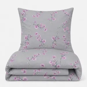 fioletowy chaber pościel bawełniana 4890D 220x200 PREMIUM
