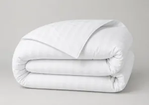 poszwa hotelowa 140x200 adamaszek w szerokie pasy 2CM BAWEŁNA 100% na zakładkę 