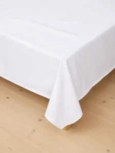 białe prześcieradło bawełniane hotelowe NORIS STANDARD 145 G/M2