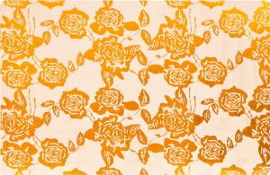 złota podkładka dekoracyjna 30x44 ROSES EUROFIRANY