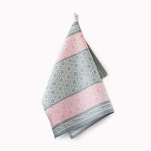 różowa bawełniana ściereczka kuchenna MARSALA  ZWOLTEX