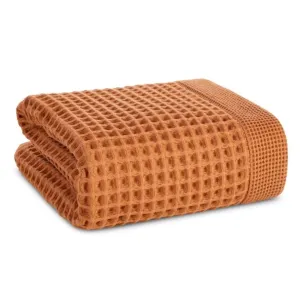 cynamonowy ręcznik kąpielowy wafel MELO 400 G/M2 EUROFIRANY