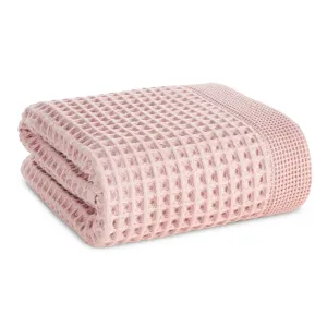 ciemno różowy ręcznik kąpielowy wafel MELO 400 G/M2 EUROFIRANY