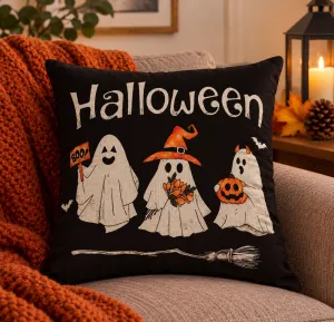 duszki poszewka halloween 40x40 welur