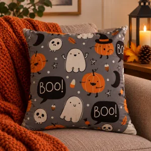 duszki i dynie poszewka halloween 40x40 welur