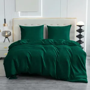 zielona pościel z mikrofibry miś plusz minky 160x200 SHE-3511 COTTON WORLD