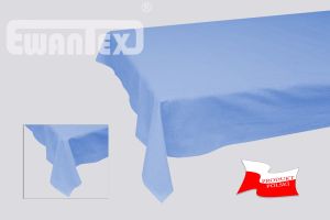 PRZEŚCIERADŁO BAWEŁNIANE BEZ GUMKI 200x220 NIEBIESKI