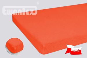 PRZEŚCIERADŁO FROTTE Z GUMKĄ 160x200 ORANŻ