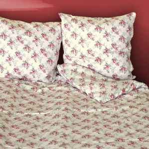 angielskie różyczki pościel kora bawełniana 160x200 PREMIUM R172-1