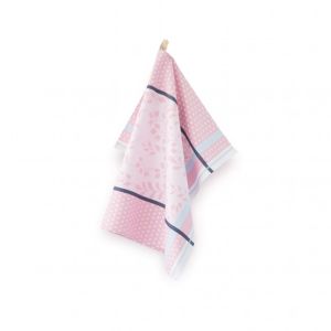 różowa bambusowa ściereczka kuchenna FLORA ZWOLTEX