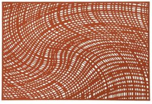 pomarańczowa podkładka dekoracyjna 30x45 LENA EUROFIRANY